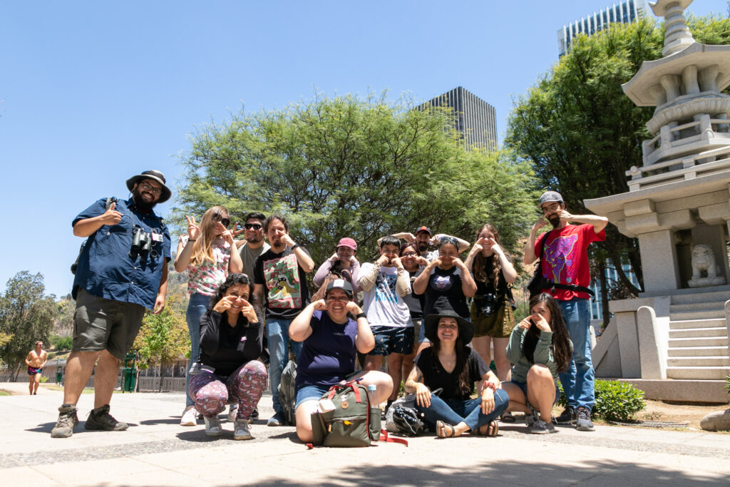 Foto grupal en Parque Uruguay