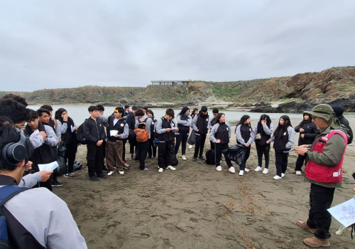 Salida pedagogica Las Salinas de Huentelauquén