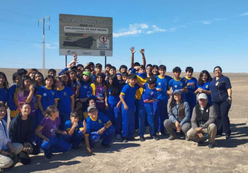 alumnos visitan área de protección